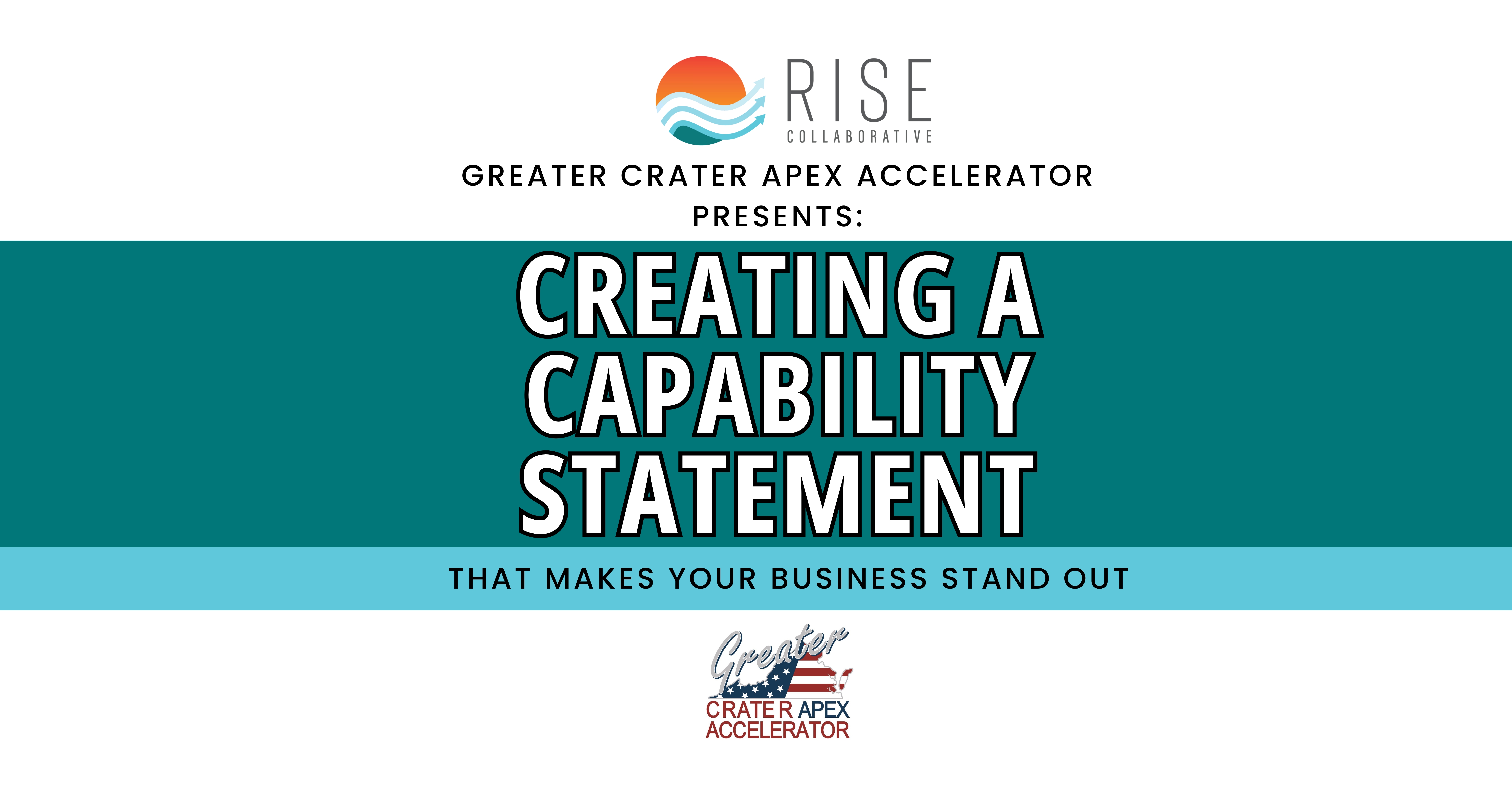 Creating a Capability Statement that makes your Business STAND OUT!!