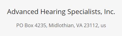 View Profile Advanced Hearing Specialists, Inc.